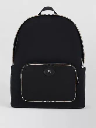Burberry tartan trim backpack
