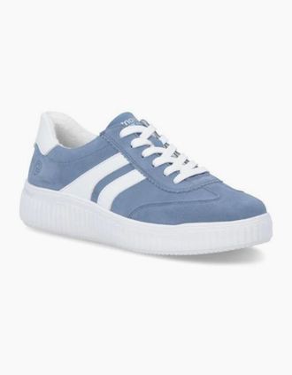 Remonte Womens Remonte ladies sneaker D3E00-14 in blue - Size: 8