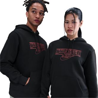 Nike x Stranger Things Fleece Hoodie Black IF8519-010