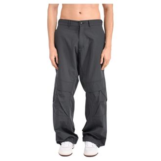 Mauro Grifoni Wide Trousers, male, Gray, Size: M Wide Trousers