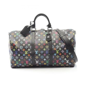 Louis Vuitton Black Multi-Color Monogram Multicolore Leather Boston Bag (Pre-Owned)