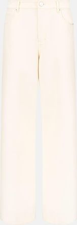 Staud Grayson Low-Rise Twill Pants