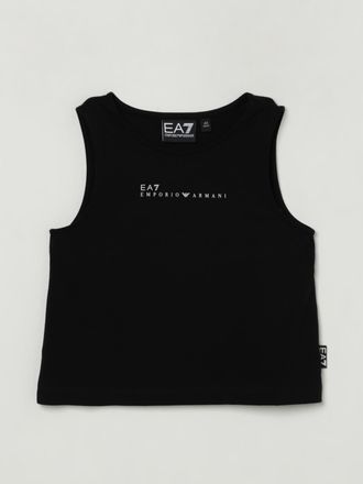 Emporio Armani Top in misto viscosa con logo EA7