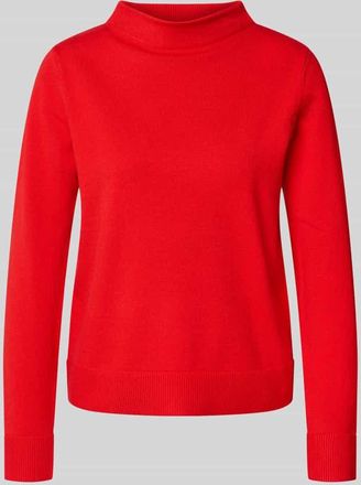 Betty Barclay Strickpullover mit gerippten Abschlüssen in Rot, Größe 36