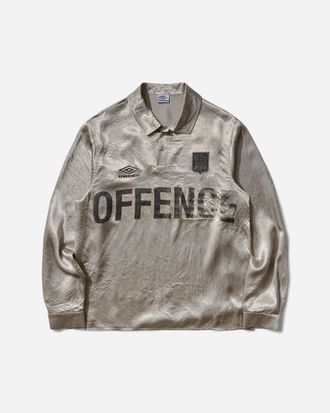 Umbro Satin Enfield Shirt Silver Pearl