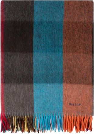 Paul Smith Multicolor Cashmere-Blend Deken - Heren - Wintersjaals - Veelkleurig - ONE Size - Wol - Accessoires