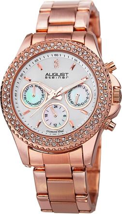 August Steiner Womens Diamond Watch