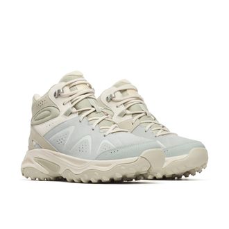 Merrell Wanderschuh MERRELL YOKOTA 3 MID GORE-TEX, Damen, Gr. 38,5, calcite, Leder, Synthetik, Schuhe Wanderschuh, wasserdicht