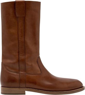 Buttero Floyd Enkellaars - Heren - Enkellaarsjes - Bruin - 42 EU - Leer - Schoenen
