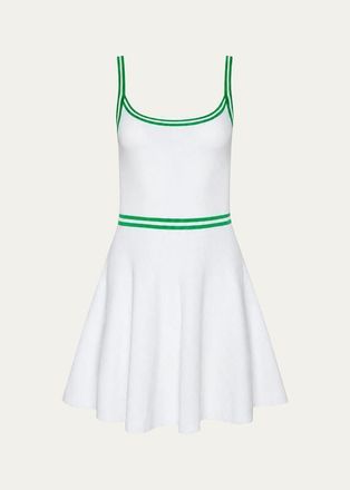 L'agence Lilibet Knit Tennis Dress