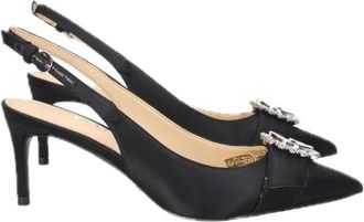 Guess Open Hak Hoge Hakken - Dames - Pumps - Zwart - 37 EU - Katoen - Schoenen