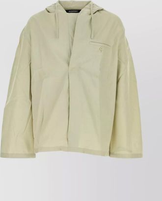 Jacquemus nautical style buttoned jacket hood