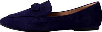 Cole Haan York Bow Loafer Evening Blue Suede W28009-BLU Womens