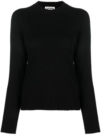 Jil Sander mock-neck wool jumper - women - Wool - 36 - Black