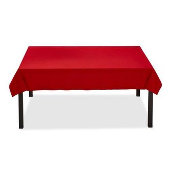 Tag Threads Slub Red Tablecloth - Cotton, Machine Washable, Stylish at Nordstrom