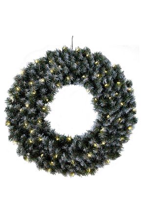 Eglo Led-Dekoleuchte, Gr&uuml;n, Wei&szlig;, Metall, Kunststoff, mit Schalter, Timerfunktion, Dekoration, Weihnachtsdekoration, Weihnachtsbeleuchtung