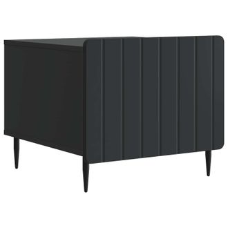 vidaXL Mesa De Caf&eacute; Negro 49 X 50 X 42 Cm Madera De Ingenier&iacute;a Vidaxl