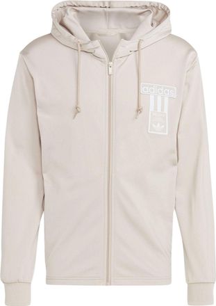 adidas originals Adicolor Adibreak Full Zip Hoodie Beige IN8078