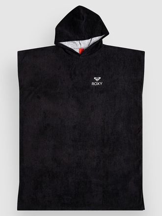 Roxy Sunny Joy Surf Poncho schwarz