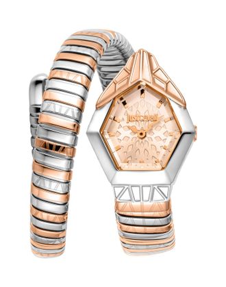 Just Cavalli Womens Snake 316L Stainless Steel Watch