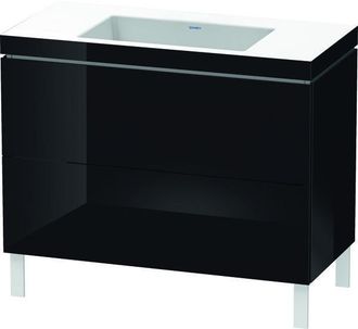Duravit Lavabo Para Muebles Duravit L-cube C-bonded Con Base Sobre El