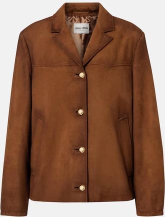 Miu Miu Giacca in suede