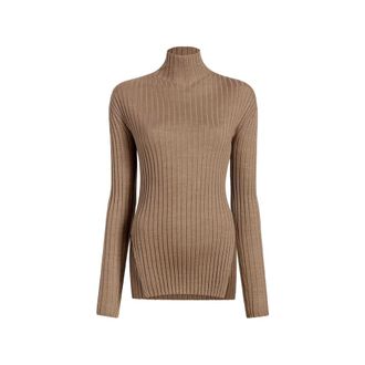Khaite 18374545FINESILKMERINO 934CHESTNUT
