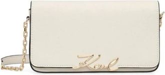 Karl Lagerfeld Dames, Tassen, Beige, Maat: ONE Size Leer