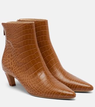 Gabriela Hearst Botines Clayton de piel grabada