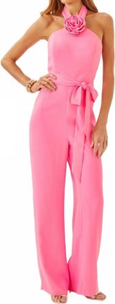Lilly Pulitzer Womens Connie Jumpsuit In Rousseau Pink