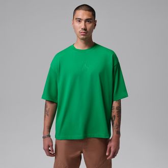 Nike Jordan Mens Jordan Flight Essentials Oversized T-Shirt in Green | IB7345-310