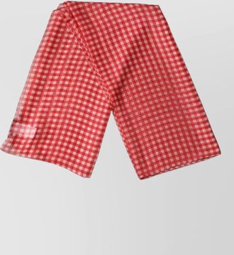 Dolce & Gabbana silk checked scarf