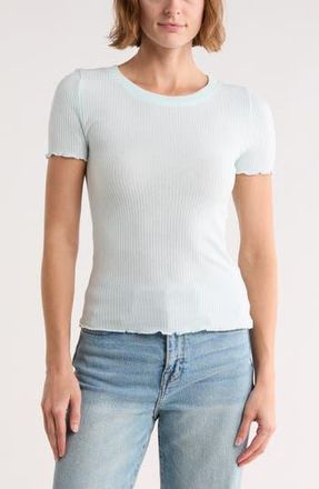 Splendid Joey Short Sleeve Sweater in Mint Green at Nordstrom Rack, Size X-Large