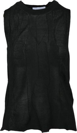 Alpha Studio Gilet - Dames - Tops zonder mouwen - Zwart - L - Polyester - Tops