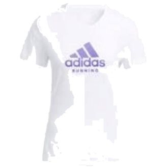 adidas (WMNS) adidas Aeroready Running Logo Graphic T-Shirt Asia Sizing White Purple HA6674