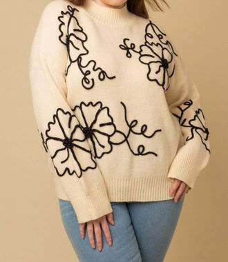 Gilli Feel Good Stuff Mock Neck Sweater In Natural