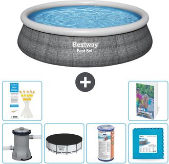Bestway Piscina Bestway Fast Set Redonda - 457x84 Cm - 7-piezas S254