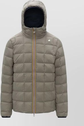 K-Way reversible hooded long sleeve jacket