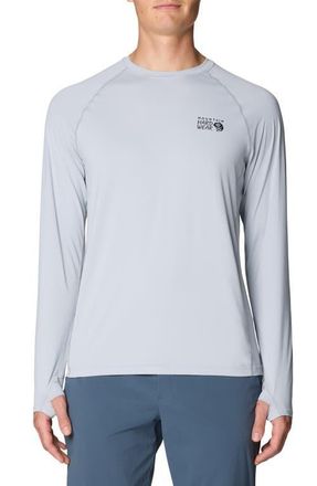 Mountain Hardwear Crater Lake Long Sleeve T-Shirt in Glacial at Nordstrom, Size Xx-Large