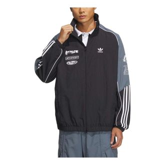 adidas Motorcore Woven Jacket Asia Sizing Black JL8406