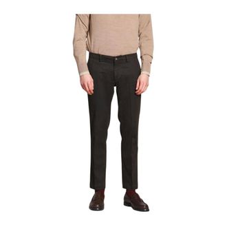 Mason's Heren, Broeken, Bruin, Maat: XL Gabardine