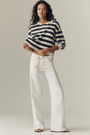 Joe's Lou Lou Low-Rise Wide-Leg Jeans