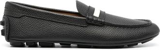 Bally Mens Black Karlos Leather Drivers, Brand Size 6 ( US Size 7 )