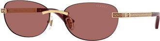 Versace VE2307 152369 Womens Sunglasses Gold Size 56