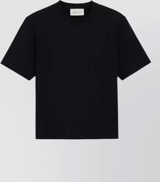 Ami cotton short-sleeve crew-neck shirt