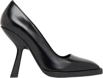 Ferragamo Anser X5 Leather Pumps, Size 6.5 D