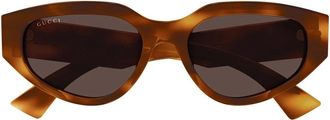 Gucci Sunglasses, female, Brown, Size: 55 MM Gg1845Sa Cat-Eye Sunglasses