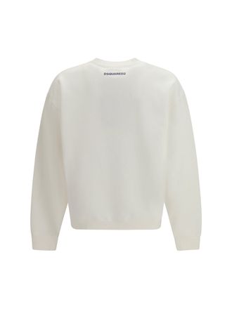 Dsquared2 Graphic Print Sweatshirt - White