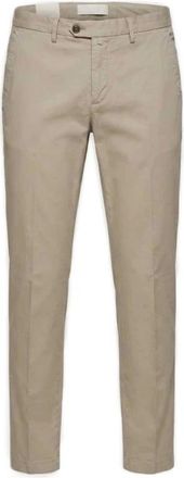 BRIGLIA 1949 Heren, Broeken, Beige, Maat: 2XL Katoen