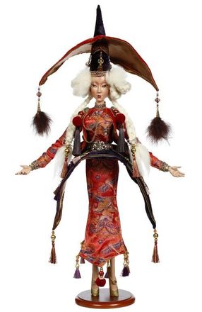 Mark Roberts Indochine Elegant Lady in Red at Nordstrom